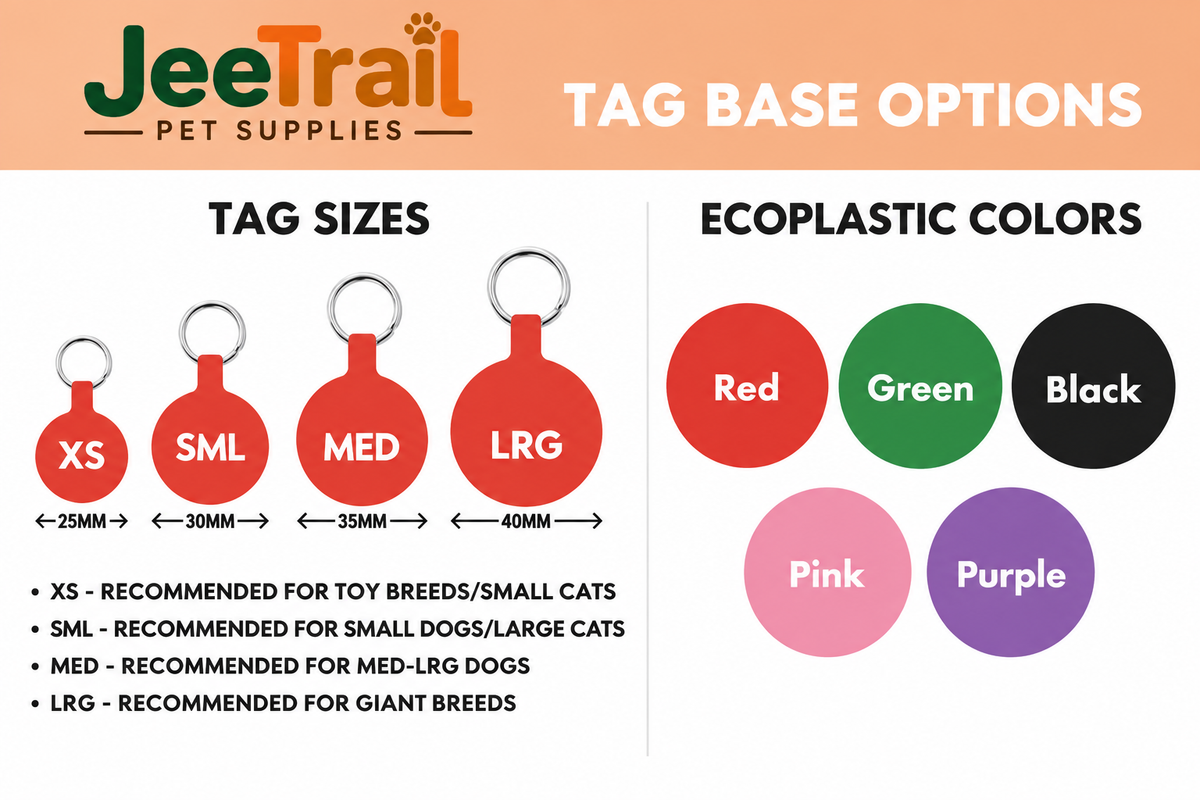 Personalized Pet ID Tag – Custom Dog & Cat Name Tag